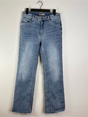 Kut From the Kloth Kelsey Fab Ab Ankle Flare Size 4 Blue Jeans